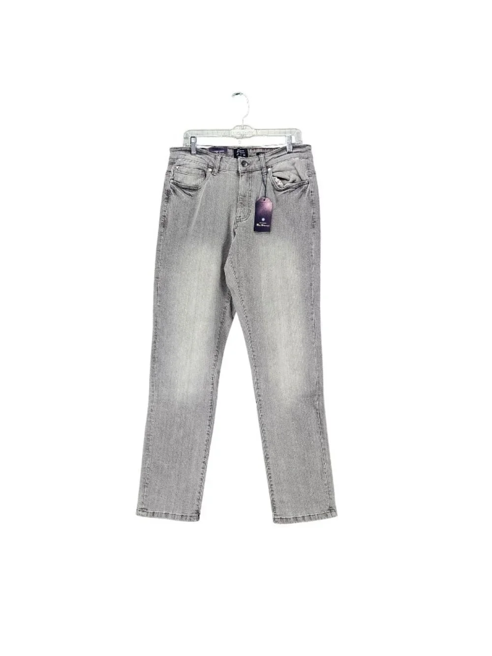 Ben Sherman Jeans Mens 31x34 Gray Stretch Mid Rise Straight Fit *NWT*